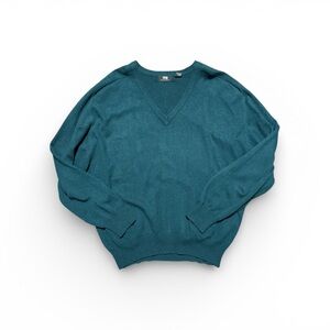 FWM Cashmere Men’s V-neck Sweater size XL